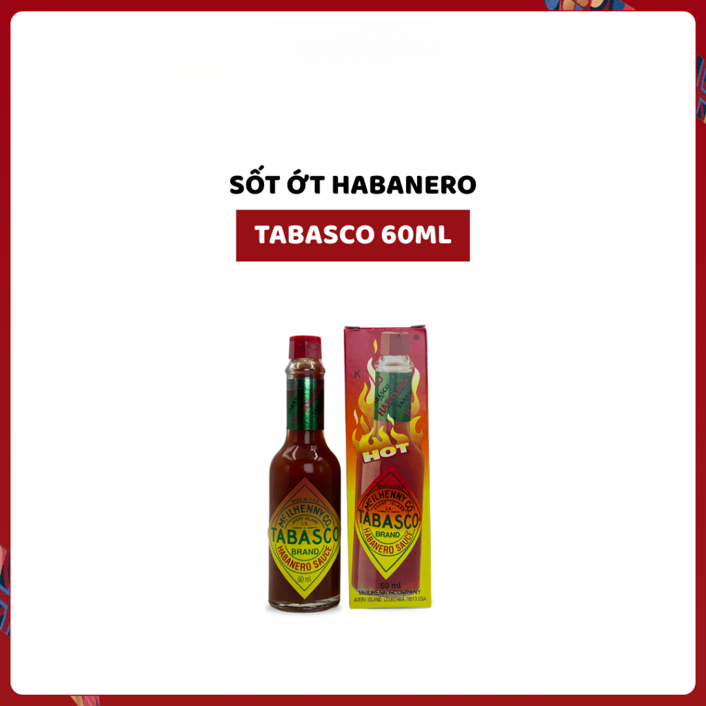 Sốt Ớt Tabasco Pepper Sauce 60ml - Nhập Khẩu Mỹ - JAPAUS GOURMET