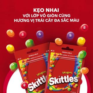 Combo 3 gói kẹo Skittles Funsize vị truyền thống 150g x 3