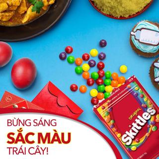 Combo 3 gói kẹo Skittles Funsize vị truyền thống 150g x 3
