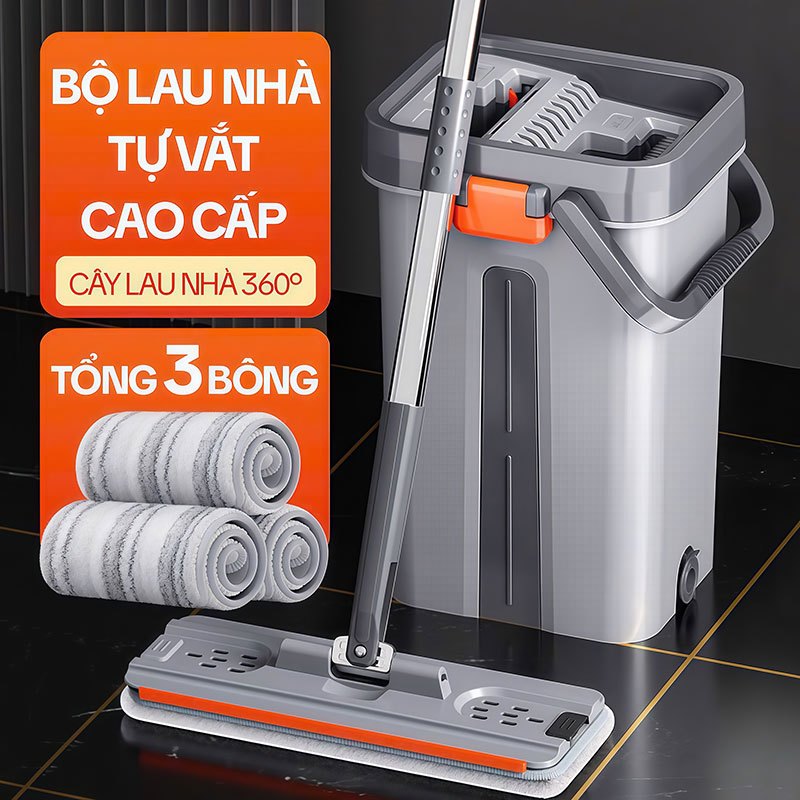 Bông Lau Nhà Thay Thế KITIMOP SM33 PRO-1, Dùng Cho Cây Lau Nhà Tự Vắt KITIMOP SM33 PRO