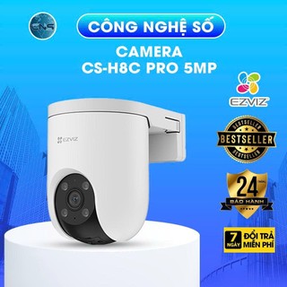 Camera EZVIZ Ngoài Trời Wifi CS-H8C PRO (5MP) | Đàm Thoại 2 Chiều | Màu Ban Đêm | Chống Nước Tốt | Bảo Hành Chính Hãng