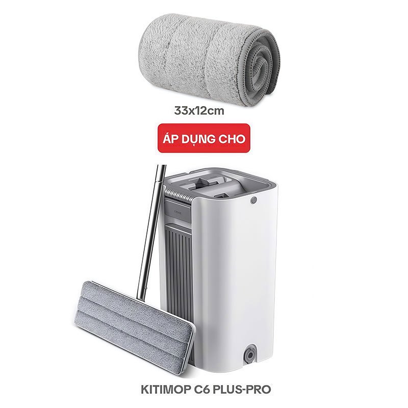 Bông Lau Nhà Thay Thế KITIMOP C6 PLUS-PRO-1, Dùng Cho Cây Lau Nhà Tự Vắt KITIMOP C6 PLUS-PRO