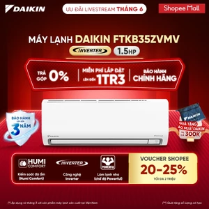 Máy Lạnh Daikin Inverter 1 chiều FTKB35ZVMV 1.5HP 12000BTU