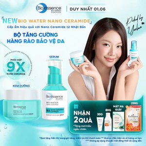 Bộ Bio-essence 9X Nano Ceramide: Kem dưỡng 30g, Tinh chất serum 20ml