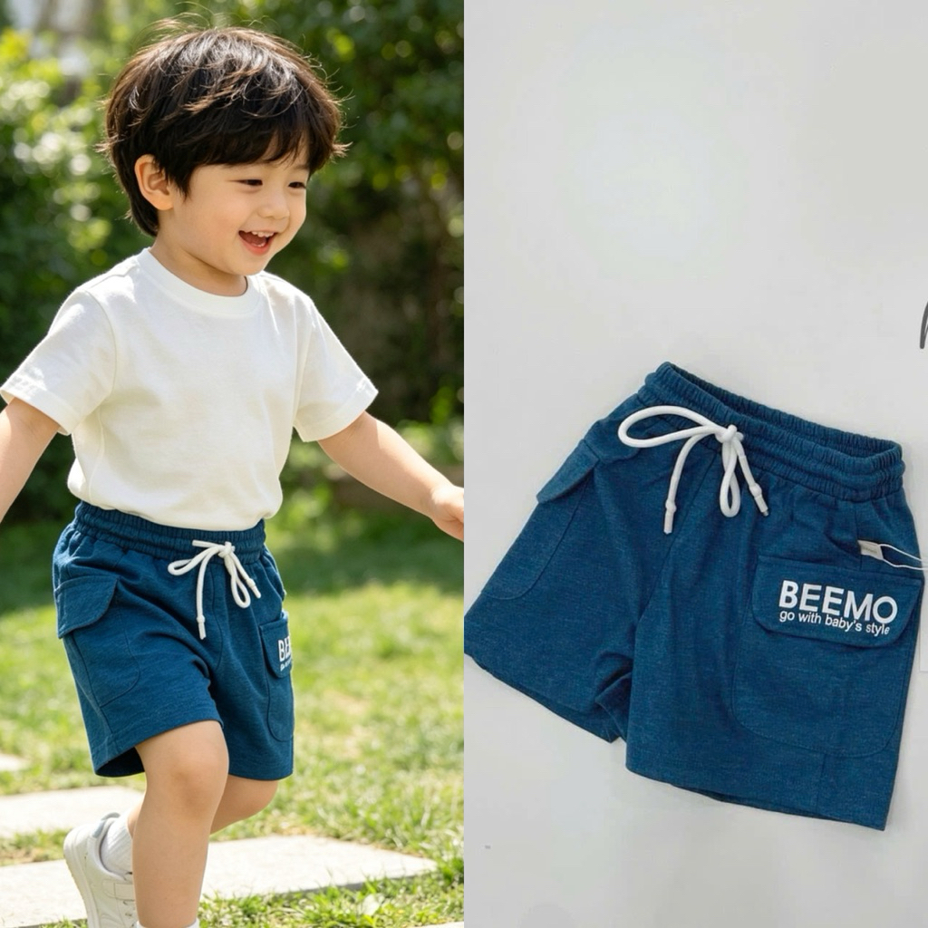 Quần đùi bé trai Beemo siêu xinh nhiều mẫu, size 8–24kg, thoáng mát F0115 C1494 E0383 4060QHB 22Q055B