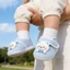 Giày vải mềm tập đi quai dán chống trượt siêu nhẹ cho bé trai bé gái sơ sinh 0-1 tuổi ShinHome