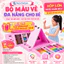 Bộ Bút Màu Size Lớn 150 đến 208 Món Kèm Bảng Vẽ Cho Bé Thỏa Sức Sáng Tạo