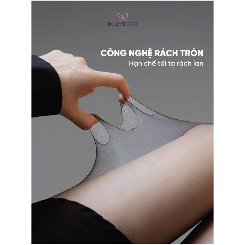 [BS] Quần Tất Mùa Hè Tàng Hình Siêu Trong Thật Chân DOLLY SECRET Mềm Mịn Nữ Suốt Siêu Mỏng