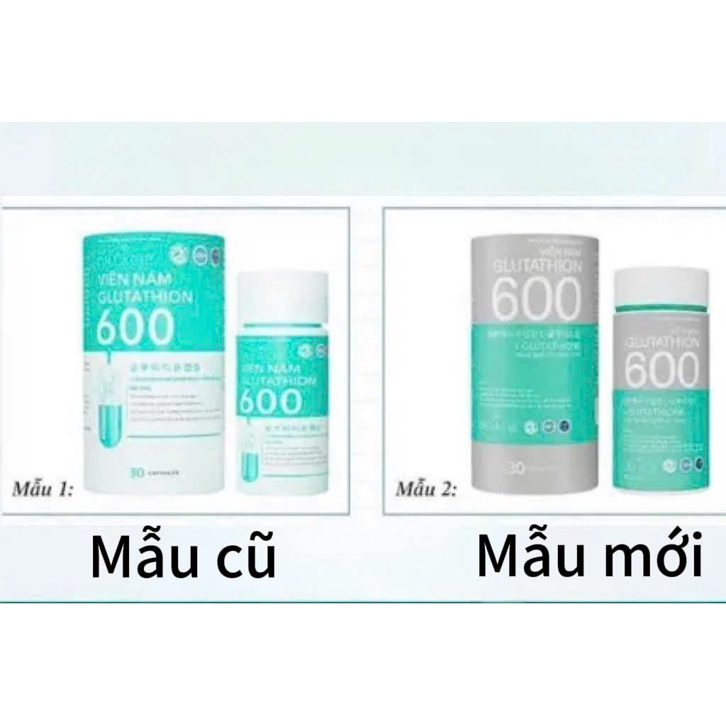 glutathione 600 mu mi Vin Ung Tr Nm Trng Da  Chnh Hng Vin Ung Trng Da Glutathione