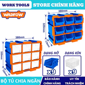 Bộ tủ đựng linh kiện chia ngăn WADFOW WTB8331, WTB8330 DNWF