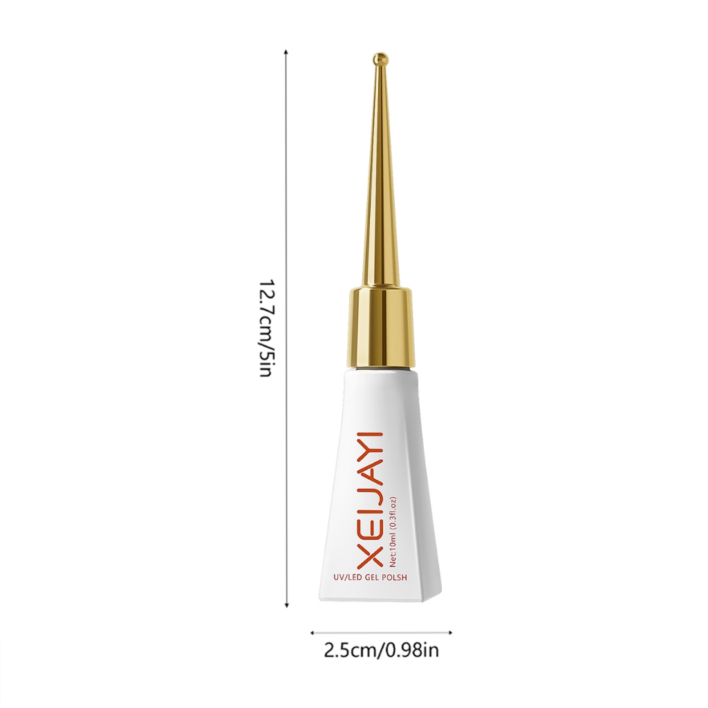 XEIJAYI 10ml - Sơn móng tay dạng gel màu xanh tím mộng mơ hiệu ứng mắt mèo, thích hợp cho các tiệm làm móng.