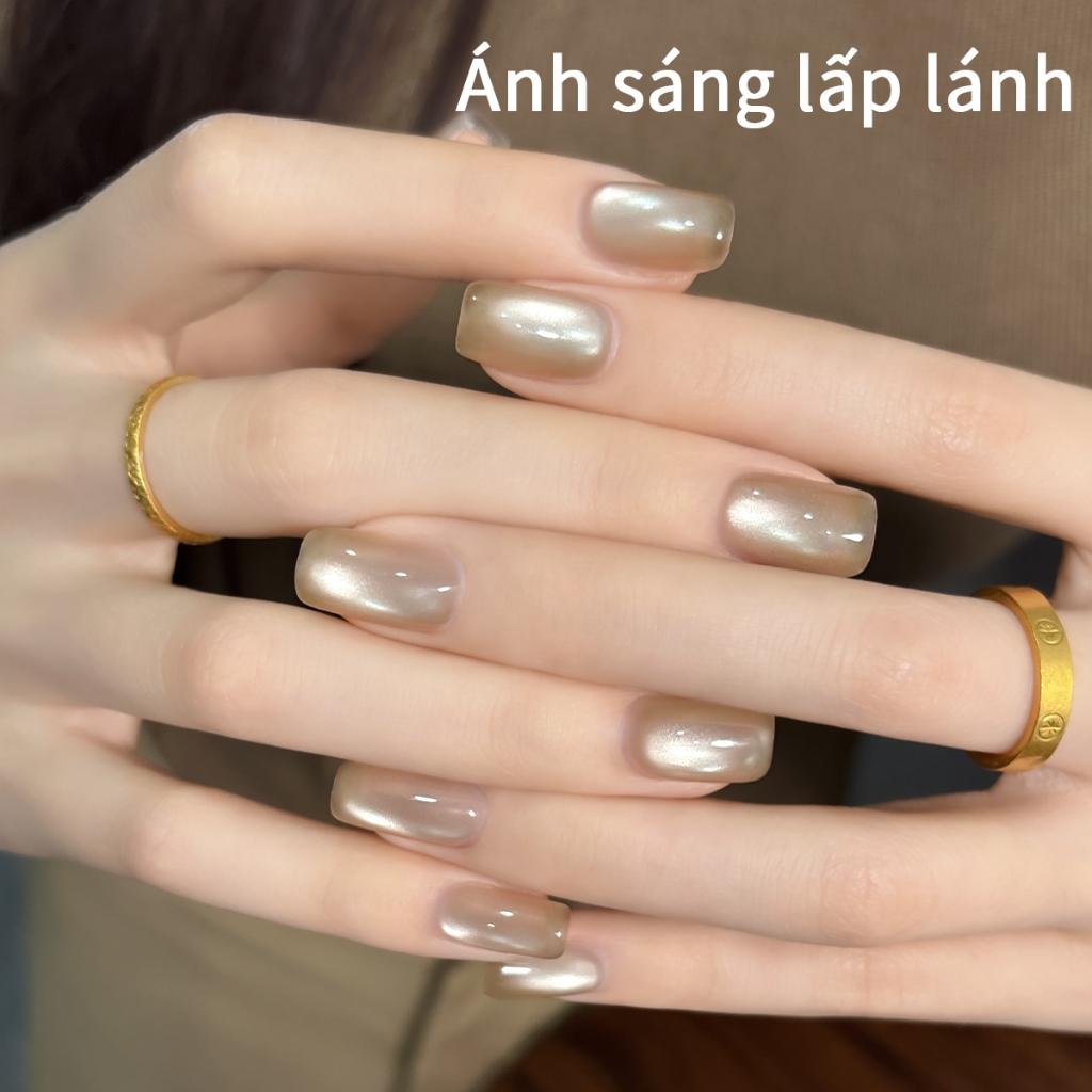 XEIJAYI 10ml - Sơn gel móng tay màu xám nâu hiệu ứng mắt mèo mới, hoàn hảo để tự làm nghệ thuật vẽ móng tại nhà.