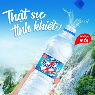 Lốc 12 chai nước tinh khiết Number One 500ml – Tiện lợi, giải khát tức thì