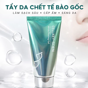 Tẩy Da Chết Mặt Tế Bào Gốc Làm Sạch Sâu Dịu Nhẹ, Cấp Ẩm Sáng Da Cellkey-Scien White Peeling Gel 80ml