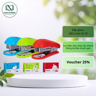 📎 DẬP GHIM DELI MINI SỐ 10 – NHỎ GỌN, BẤM NHẸ, DẬP TỐI ĐA 12 TỜ | VPP NAM DƯƠNG