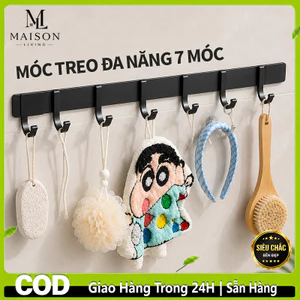 Móc Treo Quần Áo Gắn Tường Móc Dán Chịu Lực Cao 50KG,Thép Carbon Bền Đẹp,Phù Hợp Phòng Tắm Bếp Ngủ