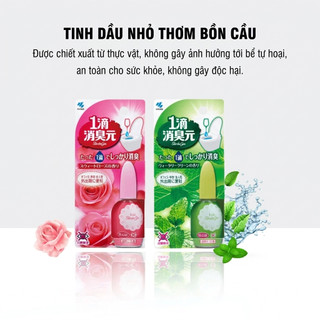(Nội Địa Nhật) Nước Nhỏ Thơm Bồn Cầu Kobayashi Shoshugen Khử Mùi Bồn Cầu Tạo Hương Thơm Mát