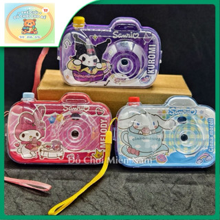 Máy Ảnh Chiếu Hình Sanrio - Máy Ảnh Đồ Chơi Phát Sáng Chiếu Hình Cinnamoroll, Kuromi, Melody Siêu Đáng Yêu