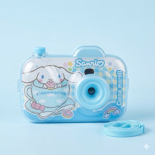 Máy Ảnh Chiếu Hình Sanrio - Máy Ảnh Đồ Chơi Phát Sáng Chiếu Hình Cinnamoroll, Kuromi, Melody Siêu Đáng Yêu