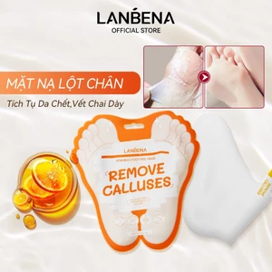 LANBENA Cặp mặt nạ chân vitamin C (40g) - dạng lột tẩy tế bào chết làm giảm thâm và nếp nhăn dưỡng trắng da mịn màng