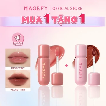 [Quà tặng miễn phí] MAGEFY Son bóng dạng gương Dưỡng ẩm và không gây bết dính lâu trôi, không lem Lip Tint 2.5g L02