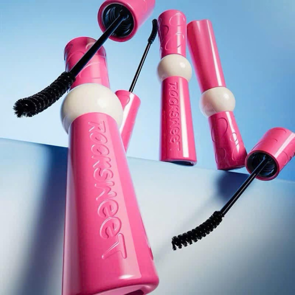 [Chính Hãng] Mascara Chân Mày Rocksweet Đầu Cọ Cong 15 Độ - Chải Sợi Lông Mày Tự Nhiên, Bền Màu Lâu Trôi