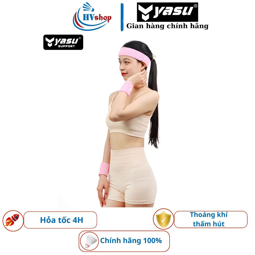 Băng cổ tay, chặn mồ hôi cổ tay cầu lông Yasu 0235, thoáng khí, thấm hút mồ hôi tốt - HVShop