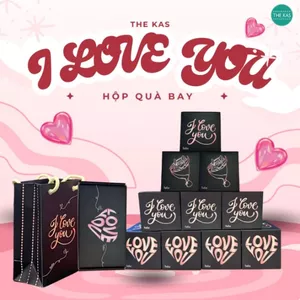 Hộp Quà Bung Bật Nhảy Bất Ngờ I Love You 10 Hộp Nhỏ Tặng Người Yêu Cute Dễ Thương
