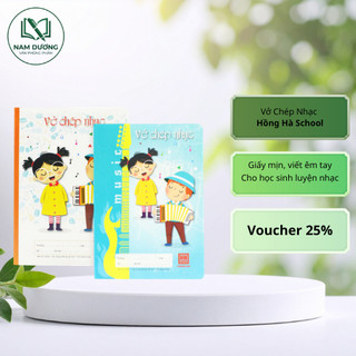 Vở Chép Nhạc Hồng Hà School 0503 - Vở Tập Chép Khuông Nhạc