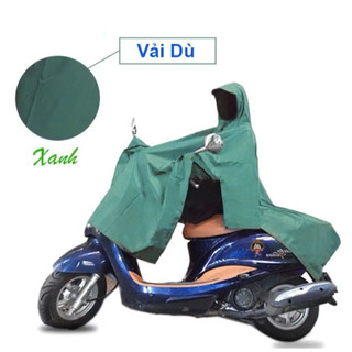 Áo Mưa Vải Dù Cao Cấp Nam/Nữ Chống Thấm Siêu Bền Có Túi Đựng – Áo Mưa Đi Xe Máy Size 1m4