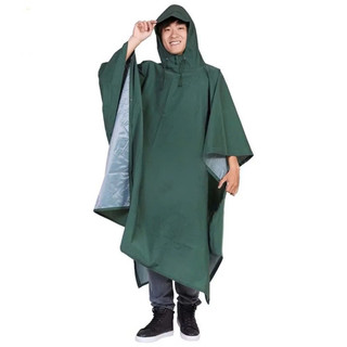 Áo Mưa Vải Dù Cao Cấp Nam/Nữ Chống Thấm Siêu Bền Có Túi Đựng – Áo Mưa Đi Xe Máy Size 1m4