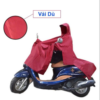 Áo Mưa Vải Dù Cao Cấp Nam/Nữ Chống Thấm Siêu Bền Có Túi Đựng – Áo Mưa Đi Xe Máy Size 1m4