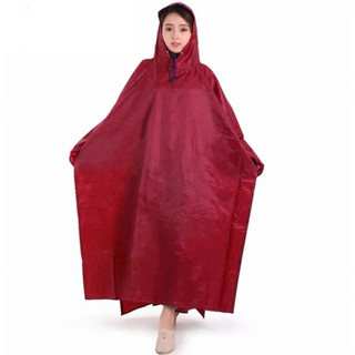 Áo Mưa Vải Dù Cao Cấp Nam/Nữ Chống Thấm Siêu Bền Có Túi Đựng – Áo Mưa Đi Xe Máy Size 1m4