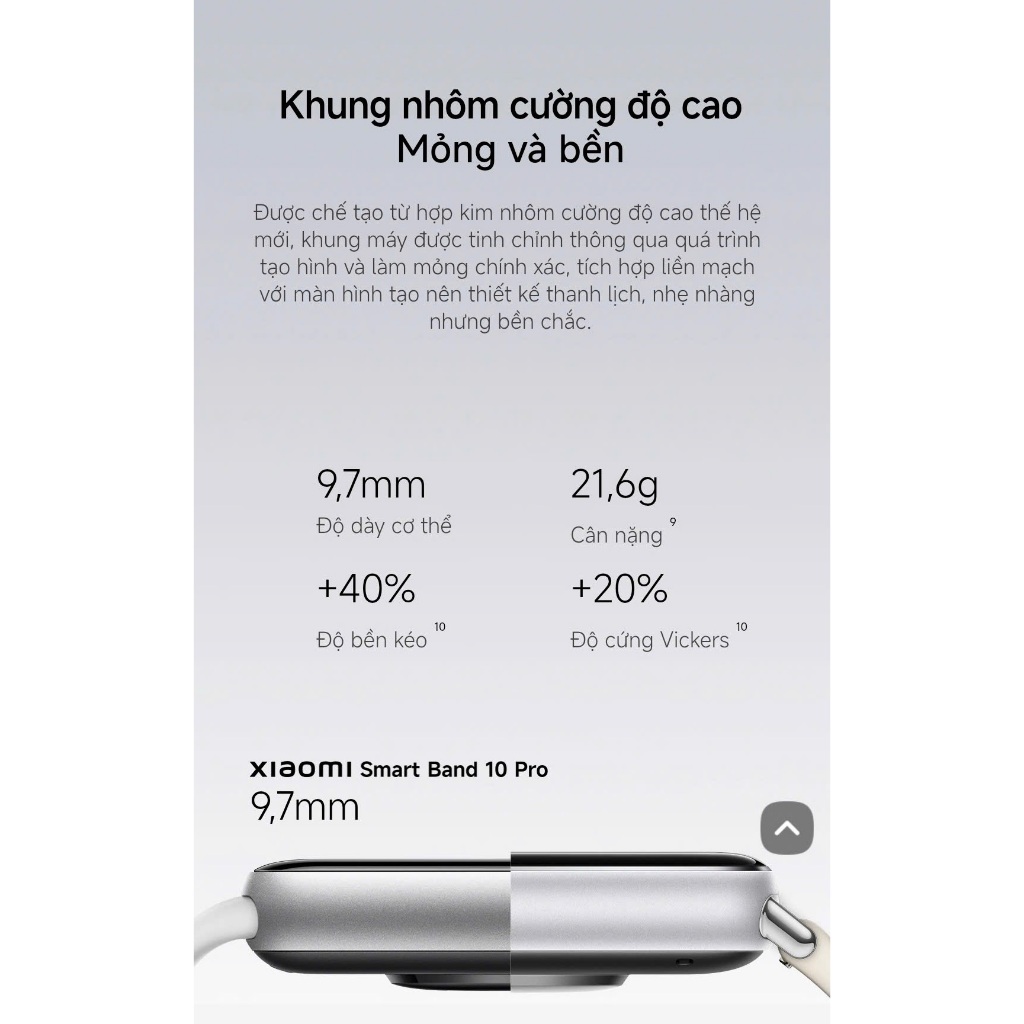 [Ưu đãi mở bán] Vòng đeo tay thông minh Xiaomi Smart Band 10 Pro - 150+ chế độ thể thao - Theo dõi sức khỏe toàn diện