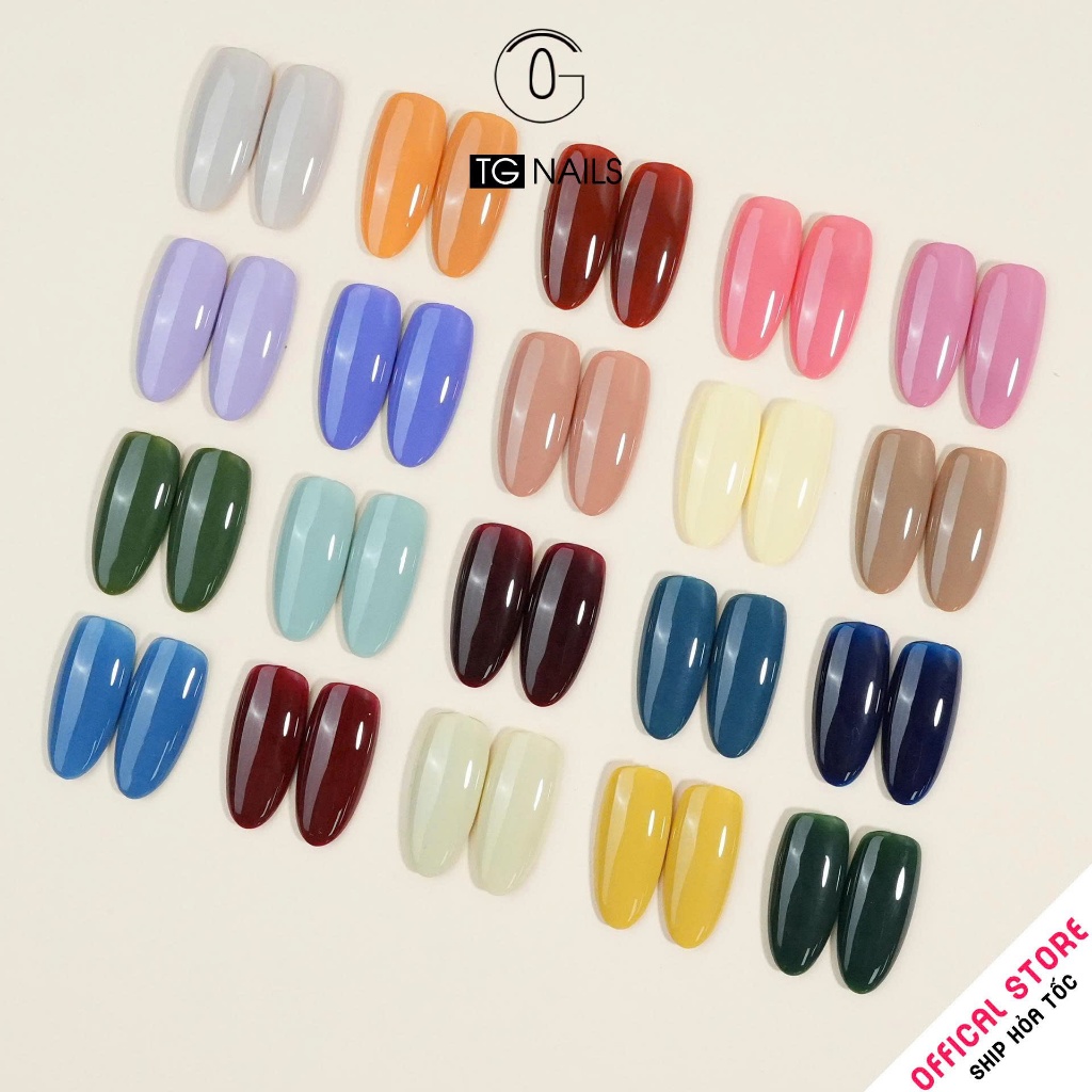 Set sơn gel 20 màu pastel ngọt ngào TG