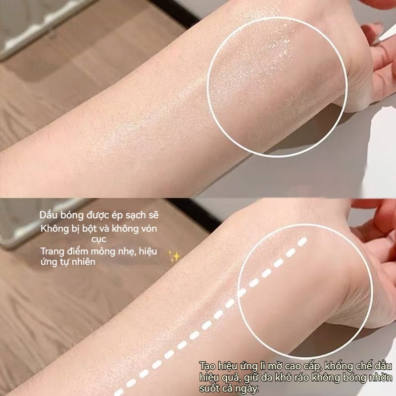 Phấn phủ KAKASHOW Mịn lì Nâng tone Che khuyết điểm Chống nước Kiềm dầu Tự nhiên trong suốt 4 Màu