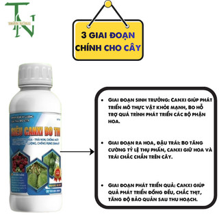 Siêu Canxi Bo TN - 500ml - Tăng cường khả năng ra hoa đậu quả chống rụng sinh lý