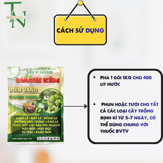 Magie Kẽm TN - 1Kg -  Biến vàng thành xanh
