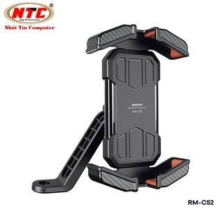 Giá đỡ điện thoại xe máy Remax RM-C52 gắn chân gương (Đen) - Phụ Kiện Nhất Tín