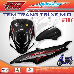 TEM XE MIO SPORT #107 (CHẤT LIỆU CAO CẤP - SIÊU NÉT - SIÊU ĐẸP - SIÊU CUTE)