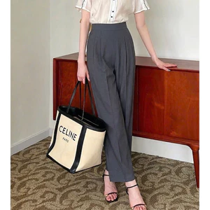 quần baggy vải khoá sườn