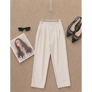 quần baggy vải khoá sườn