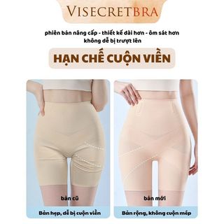 Quần Gen Nữ Quần Định Hình Vòng Eo Dáng Dài Chất Su Co Giãn Lưng Cao Thanh Định Hình Vòng 2 Mềm Chống Cuộn -- B-VN260473