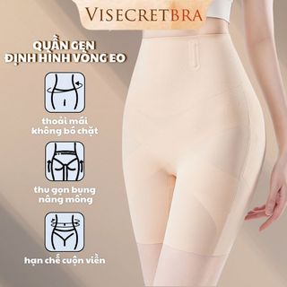 Quần Gen Nữ Quần Định Hình Vòng Eo Dáng Dài Chất Su Co Giãn Lưng Cao Thanh Định Hình Vòng 2 Mềm Chống Cuộn -- B-VN260473