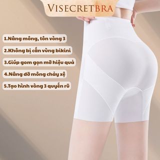 Quần Gen Nữ Quần Định Hình Vòng Eo Dáng Dài Chất Su Co Giãn Lưng Cao Thanh Định Hình Vòng 2 Mềm Chống Cuộn -- B-VN260473