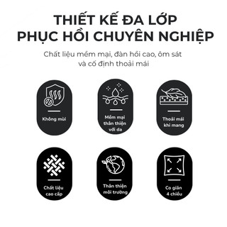 Bộ Chườm Nóng Lạnh Đùi ECOFIT Giữ Nhiệt Bền, Hỗ Trợ Giảm Căng Cơ Phục Hồi Chấn Thương, Chơi Thể Thao