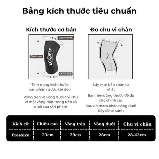 Combo chườm nóng lạnh thể thao ECOFIT, chườm đầu gối + cổ chân, hậu phẫu thuật, sau chơi thể thao, thư giãn cơ bắp