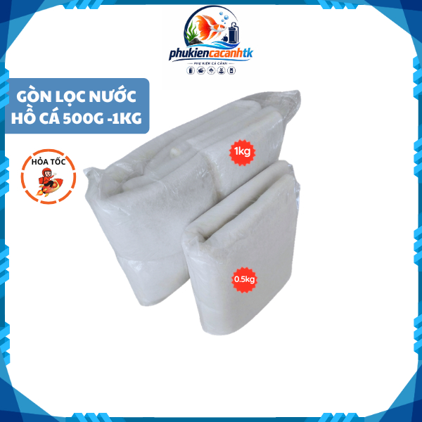 Bông lọc nước hồ cá 500g - 1kg - Phụ kiện thủy sinh
