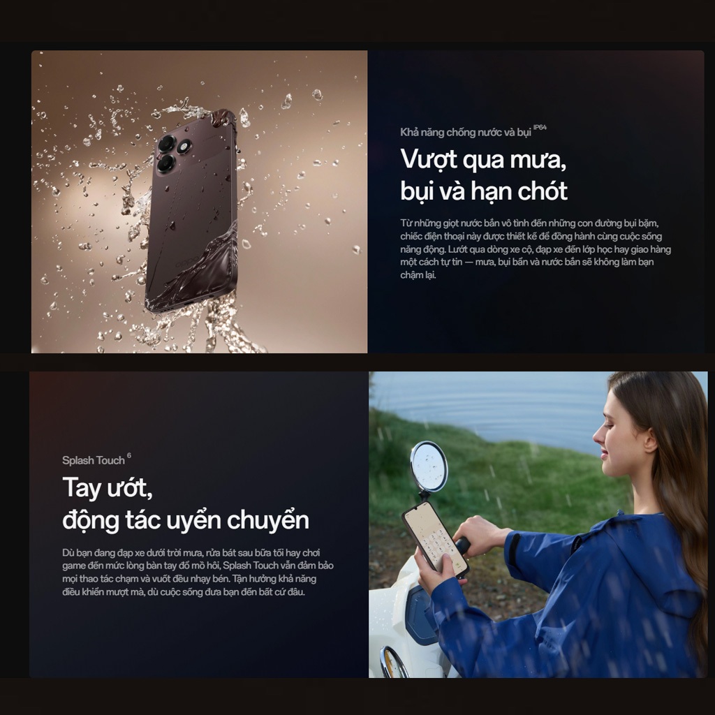 Điện thoại OPPO A6c 4GB + 128GB Chính hãng | Màn hình 6.75" 120Hz | Pin Siêu Lớn 7000 mAh | BigBuy360 - bigbuy360.vn