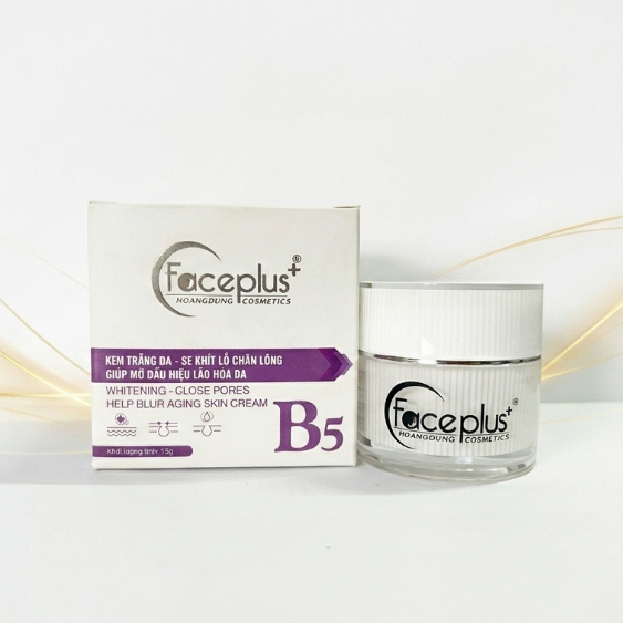 Phục Hồi Da Tối Ưu Với Kem B5 Face Plus 15g Giúp Thu Nhỏ Lỗ Chân Lông Tự Nhiên (Trắng Tím)